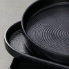 Melamine Black Dinner Plates